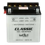  Intact Bike Power Motorrad Batterie CB 10L-A2 mit Säurepack