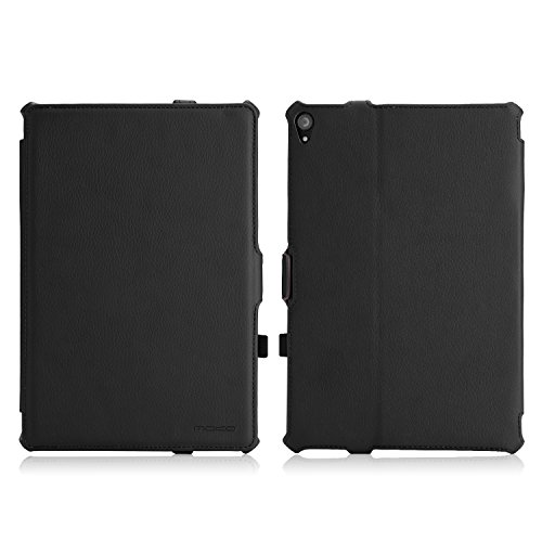 Google Nexus 9 Hülle Case – MoKo Slim Fit PU Leder Tasche Schutzhülle Lederhülle Folio Smart Cover mit Auto Wake/Sleep Funktion für HTC Google Nexus 9 8.9 Zoll Android 5.0 Tablet-PC,SCHWARZ - 2