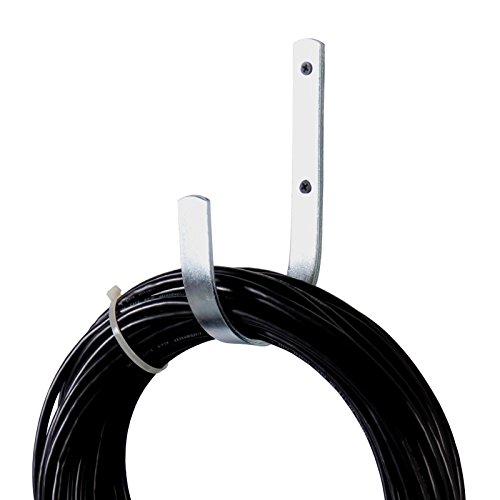 Preisvergleich Produktbild Gerätehalter Wandhaken aus Stahl U-Profil 17cm Gartengerätehalter Besenhalter Spatenhalter Halter Haken