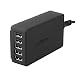 Produktbild NINETEC 40 Watt 5-Port USB Universal Ladegerät Netzteil SmartIQ Technologie, schwarz