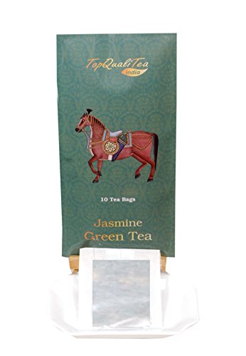 TopQualiTea Jasmine Green Tea, 10 Tea Bags RS.117 (70.00% Off) - Amazon