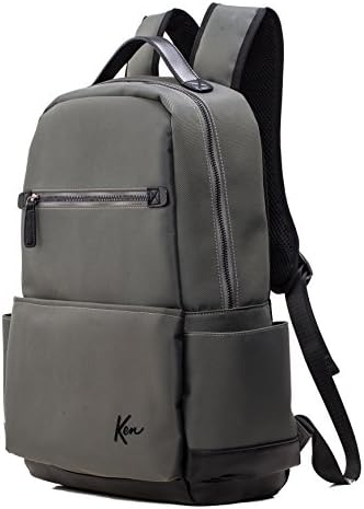 KEN Series Mens Camouflage Waterproof Backpack Casual Fashion Lightweight Travel Bag Handbag Shoulder Bags for Men black grey #BKBP017