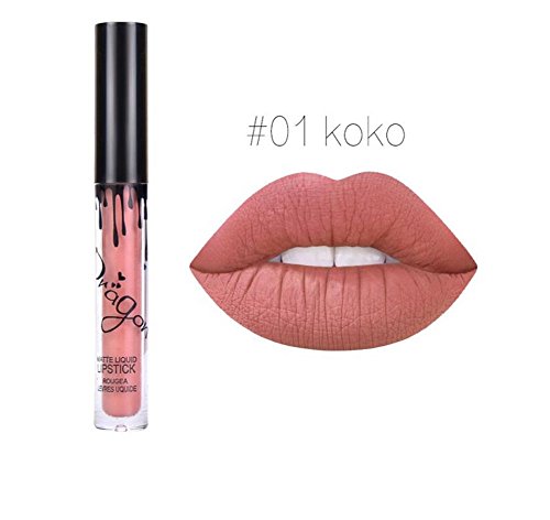 Demarcation Lip Gloss Beauty Waterproof Liquid Lipstick Lip Gloss Durable Long Lasting Matte 16PCS Kombination - 2