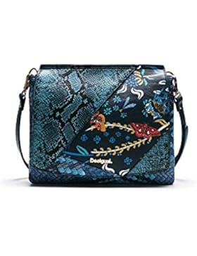 Desigual Damen Schultertasche Amberes Winter Stripes reflecting pond