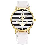 SoulSisters Armbanduhr Maritim mit Anker Motiv