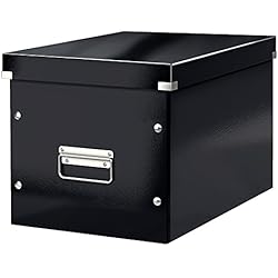 Leitz Cube de Rangement, Grande Taille, Noir, Click & Store, 61080095