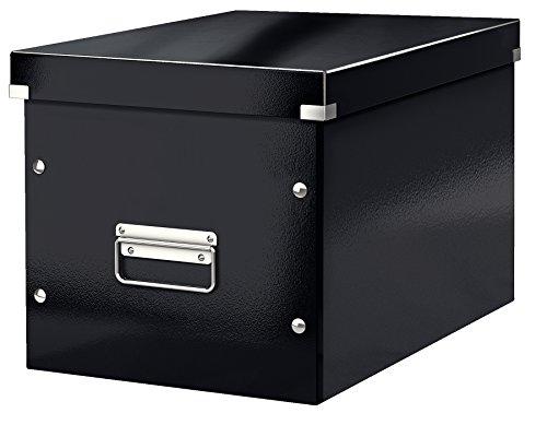 Leitz Cube de Rangement, Grande Taille, Noir, Click & Store, 61080095