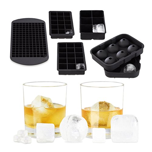 Relaxdays Cocktailset Rostfreier Edelstahl Shaker Sieb Barlffel Zange Cocktail Shaker Barma Silber