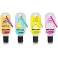 Cucumber, Vanilla, Lemon & Coconut - Cool Collection Clip & Clean Moisturising Travel Hand Sanitizer Gel 30ml Mad Beauty (Set of 4)