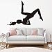 Produktbild Hwhz 58 X 83 Cm Indische Yoga Pose Silhouette Moderne Tapete Für Schlafzimmer Home Decor Vinyl Wandaufkleber Abnehmbare Wandkunst Aufkleber Für Yoga-Raum