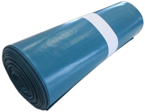 250 Müllsäcke 10 Rollen 120 Liter 70x110cm Blau extra stark Typ 85 ca. 85µ stark Abfallsäcke Müllbeutel Laubsäcke - 2