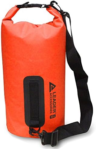 Leader International Heavy Duty Vinyl Waterproof PVC Dry Bag for Boating Kayaking Rafting Camping