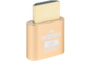 WLGQ 4K HDMI Carico fittizio Spina virtuale ad alta risoluzione Display Monitor Virtuale Emulatore di prossima generazione Headless Display Adapter