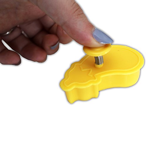 28 teiliges Plastik Keks Ausstechformen Set mit Auswerfer von Kurtzy TM - 4