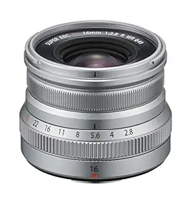 Fujinon XF16mm F2.8 R Weather Resistant Lens, Silver