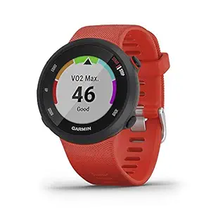 Garmin Forerunner 45 Stainless-Steel Smart Watch (Lava Red) (No-Cost EMI Available)