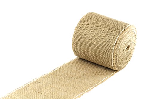 Jute Tischband, 15 cm breit, natur, 25 m Rolle