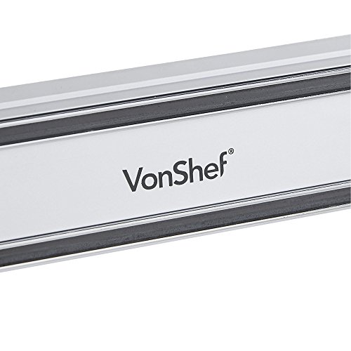 VonShef Magnetleiste Messer Universal Rack Aluminium 45cm - 5
