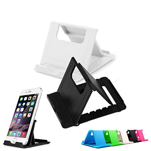 Dot9ti9 Â¢ Mobile Stands (Pack of 5) Foldable Portable Gift-able Very Light Weight for All Smart Phones Tabletop