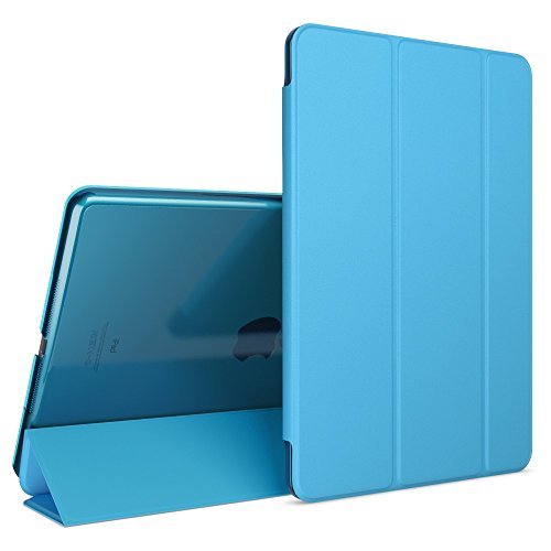 Apple iPad Air 1 Hülle Smart-Case von NICA, Ultra-Slim Cover Dünne Tablet Schutzhülle, Kunst-leder Hardcase Multi-Ständer Tasche, Display-Schutz & Backcover Flip-Case Klapphülle Sleeve - Blau