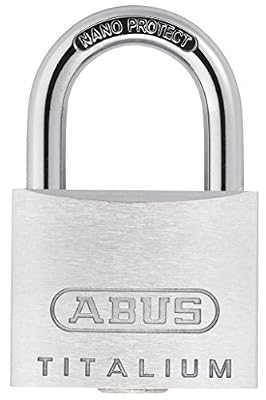 ABUS 56194 Cadenas à clé 35 mm Argent