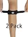 Produktbild Zwei LW Kniescheibe Gurt Knie Band Klammer Unterstützung (Packung mit 2) Knie Schmerzlinderung von runner's Knee (Chondromalazie) Jumper Knie (Patella Tendinitis) Osgood-Schlatter Krankheit (L/XL)