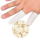 Juego de cunas: el paquete incluye aproximadamente 1000 piezas de dedos desechables en blanco, lo suficiente para satisfacer sus diferentes necesidades. Cada uno de los dedos de goma mide una longitud de 6,5 cm.