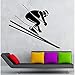 Produktbild Wandtattoo Poster Downhill Ski Alpin Winter Sport Vinyl   Wandaufkleber Kunstwand Sofa Hintergrund Decor65x56cm