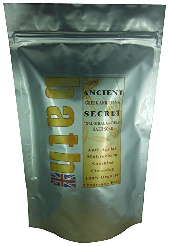 Colloidal Oatmeal Bath Soak Powder Organic, 14 Treatment Pouch, Anti Aging, Psoriasis, Eczema, Acne Treatment