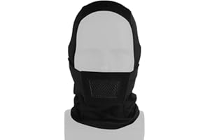 QJYZHAN Mise A Niveau Balaclava Airsoft Mesh Mask, Tactical Airsoft Masque De Protection Totale du Visage Ninja Style Outdoor Guard Réglable Mesh Mask