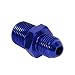 Produktbild Qiilu Aluminium Male Flare AN6 Bis 3/8 \"NPT Gerade Heizöl Fitting Adapter Blau