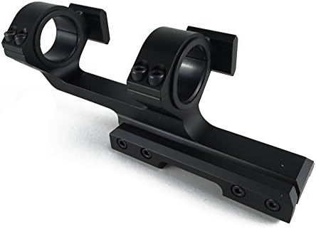 Red Iron Tactical Cantilever Ring Mount for 30mm Tube, 2in Offset with side Picatinny Rails