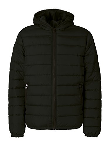 !Solid Down-Like Blouson schwarz in XXL