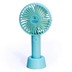 MAP DEAL USB Rechargeable 220 Watt_hours Mini Handheld Personal Desk Table Fan for kid (Multicolour)
