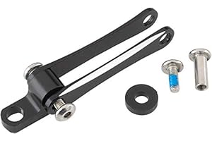 Lezyne Unisex - Adult Fork Replacement Bracket for E-Bike Lighting, Black, M