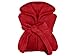 Produktbild npluseins extra weicher Kapuzen-Bademantel aus Kuschelfleece - erhältlich in 12 modernen Farben und 5 Größen - Unisex & wadenlang, S, Bordeaux