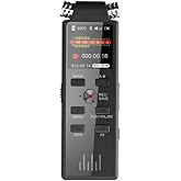 Taşınabilir Dijital Ekranlı Voice Recorder 16 Gb 24 saat Tek şarzla Kayıt İmkanı Ses Kayıt Cihazı 200 saat Kayıt