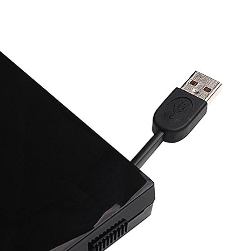 SilverStone SST-TS06 – Externes USB 2.0 2,5″ Festplattengehäuse für 12,7 mm Slimline SATA-SSDs oder -HDDs inklusive SSD/HDD-Einbaurahmen-Adapter für den Einschub in den ODD-Notebook-Schacht, schwarz - 8