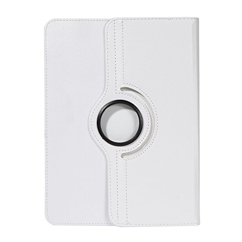 Universal Rotation Tasche für Tablet Modelle in 7, 8 oder 10 Zoll Größe Case Schutz Hülle Cover (7 Zoll, Weiß) - 4