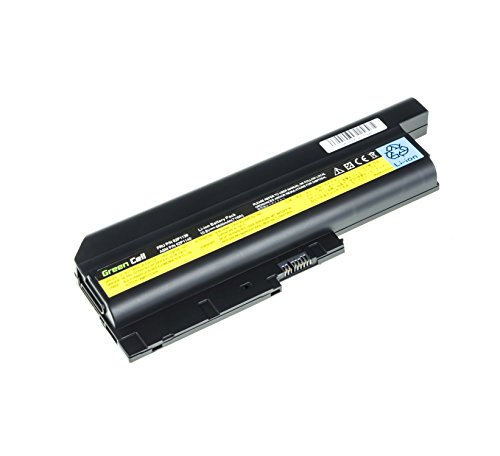 Green Cell® Extended Serie Laptop Akku für Lenovo IBM ThinkPad T61 8896 (9 Zellen 6600mAh 10.8V Schwarz) - 2
