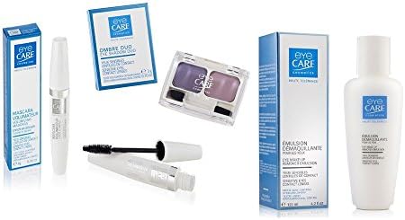 Butterflies Healthcare Eye Shadow Duo- Eye shadow duo Taupe /Fern -57 with volumising mascara Pure Black plus bonus travel size eye make up remover emulsion