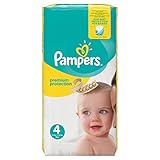 Pampers Premium Protection Nappies Monthly Saving Pack - Size 4, Pack 168