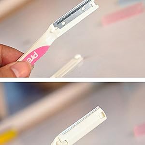 JYtop® 3Pcs Lady Face & Eyebrow Razor Trimmer Shaper Shaver Hair Removal Cosmetics Tool Razor Shaper, Hair Remover… - Image 6