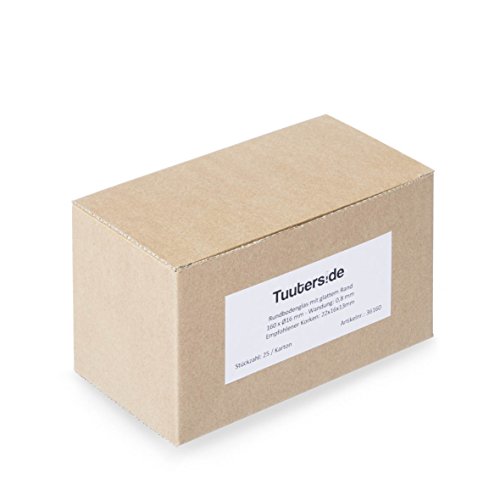 25 x Reagenzglas aus Laborglas mit Natur-Korken | Starkwandig ✓ (160 x ø 16 mm) - 5