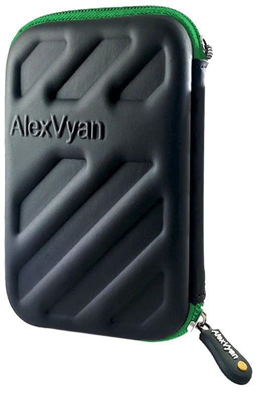 Alexvyan Hard Disk Drive Case Protector for WD My Passport 1TB Portable External Hard Drive (1TB,2TB, 4TB Compatible) Disk Cover HDD Case Casing Carry Bag Pouch Sleeve Enclosure