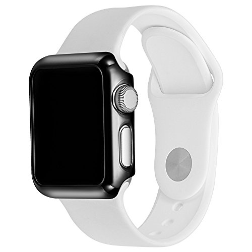 Pinhen Apple Watch Funda Series 2 HOCO Funda Protector de Pantalla de Met  lico Ligero para Apple Watch Series 2  42MM Black 