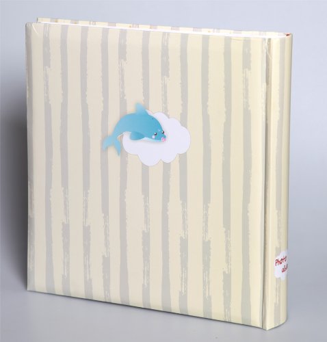 Tiere Fotoalbum in 30×30 cm 100 Seiten Babyalbum Jumbo Foto Album: Farbe: Gelb - 3
