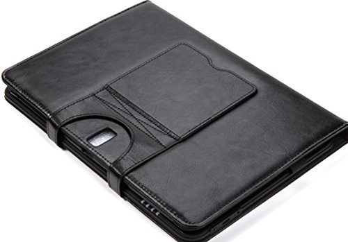 SonnyGoldTech – Samsung Galaxy TabPRO 10.1 Tasche mit Bluetooth Tastatur und integriertem Touchpad | Touchpad unterstützt Scroll-Funktion | Galaxy Tab Pro 10.1 Tastatur Hülle mit integriertem Touchpad für Samsung Galaxy Tab Pro 10.1 LTE SM-T525, Galaxy Tab Pro 10.1 WiFi SM-T520 | Layout Deutsch | Schwarz - 5