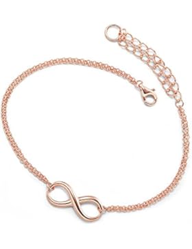 925er Silber Infinity Unendlichkeit Damen Armband