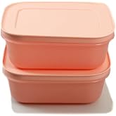 Tupperware Dondurucu Kabı 450 ml (2) Pembe D&uuml;z Buz Kristali Buz Kristali